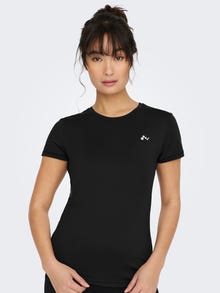 ONLY T-shirts Regular Fit Col rond -Black - 15281098