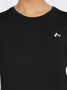 ONLY Normal geschnitten Rundhals T-Shirt -Black - 15281098