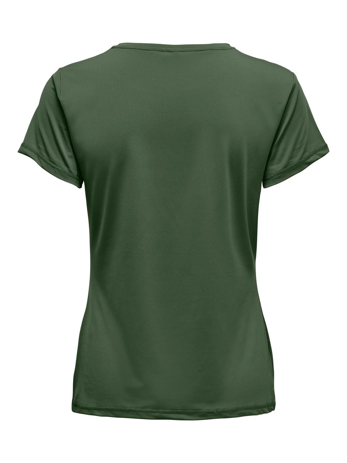 ONLY Normal geschnitten Rundhals T-Shirt -Black Forest - 15281098