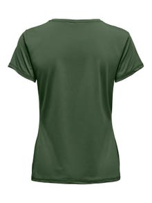 ONLY T-shirts Regular Fit Col rond -Black Forest - 15281098