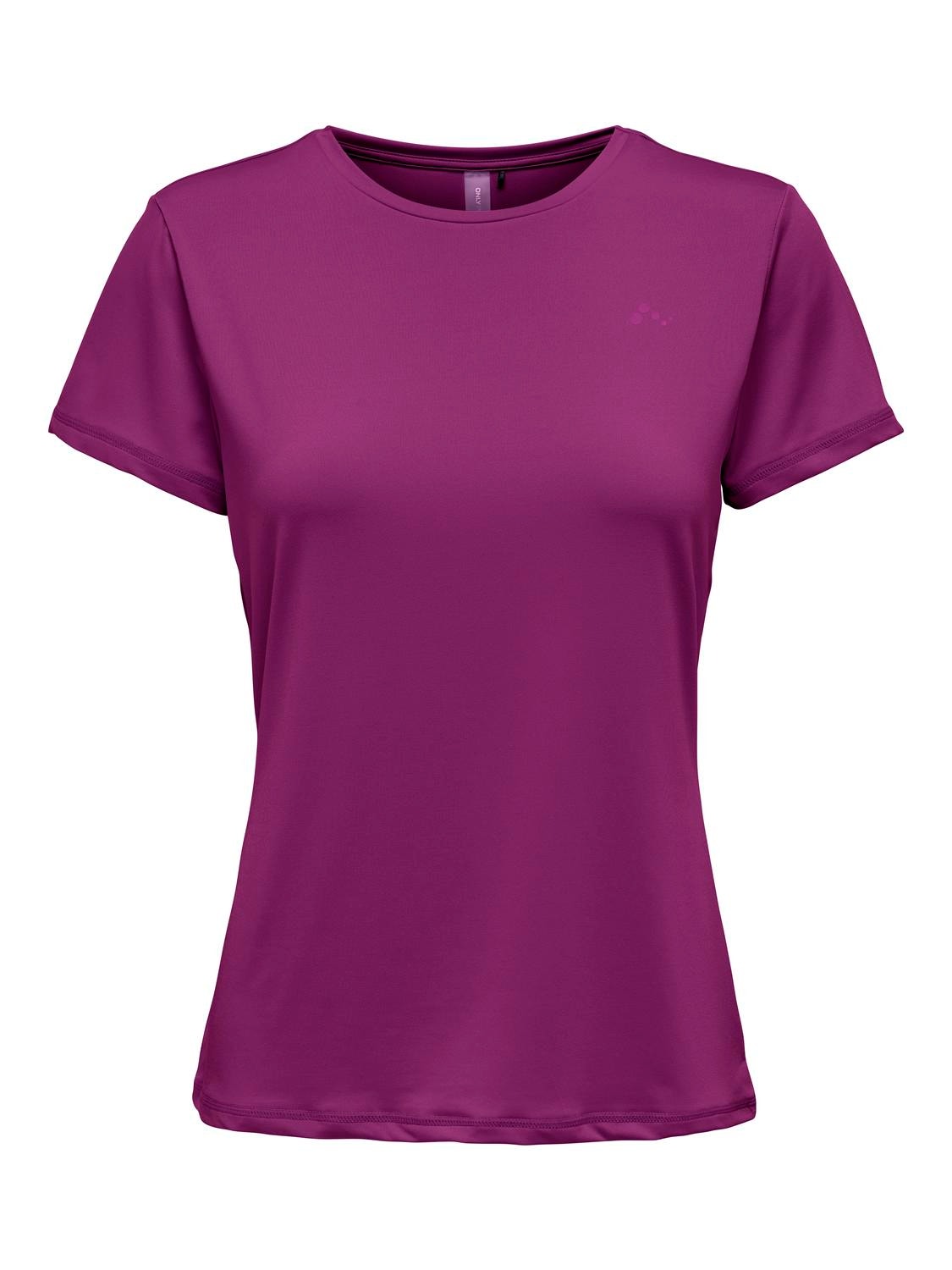 ONLY Solid color training top -Clover - 15281098