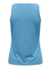 ONLY Regular Fit U-Neck Top -Blissful Blue - 15281099