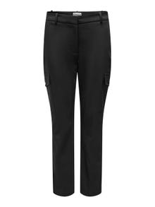 ONLY Basic cargo trousers -Black - 15281145