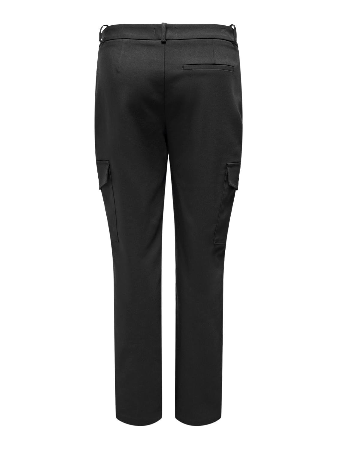 ONLY Basic cargo trousers -Black - 15281145