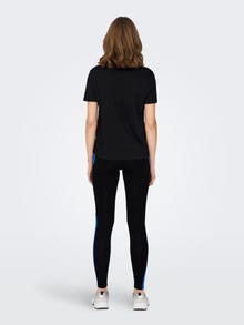 ONLY Regular Fit O-hals T-skjorte -Black - 15281174