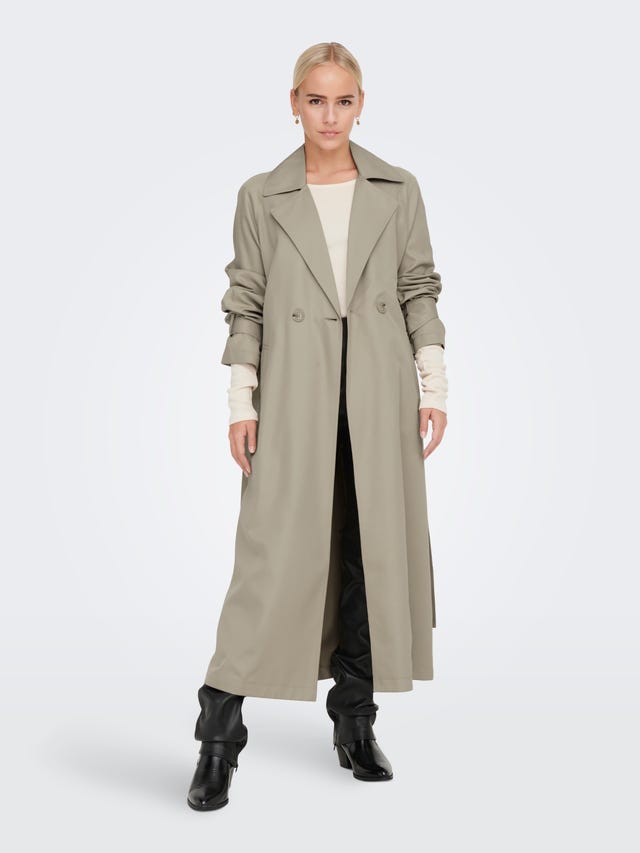 ONLY Solid color trenchcoat - 15281187