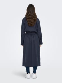 ONLY Solid color trenchcoat -Night Sky - 15281187