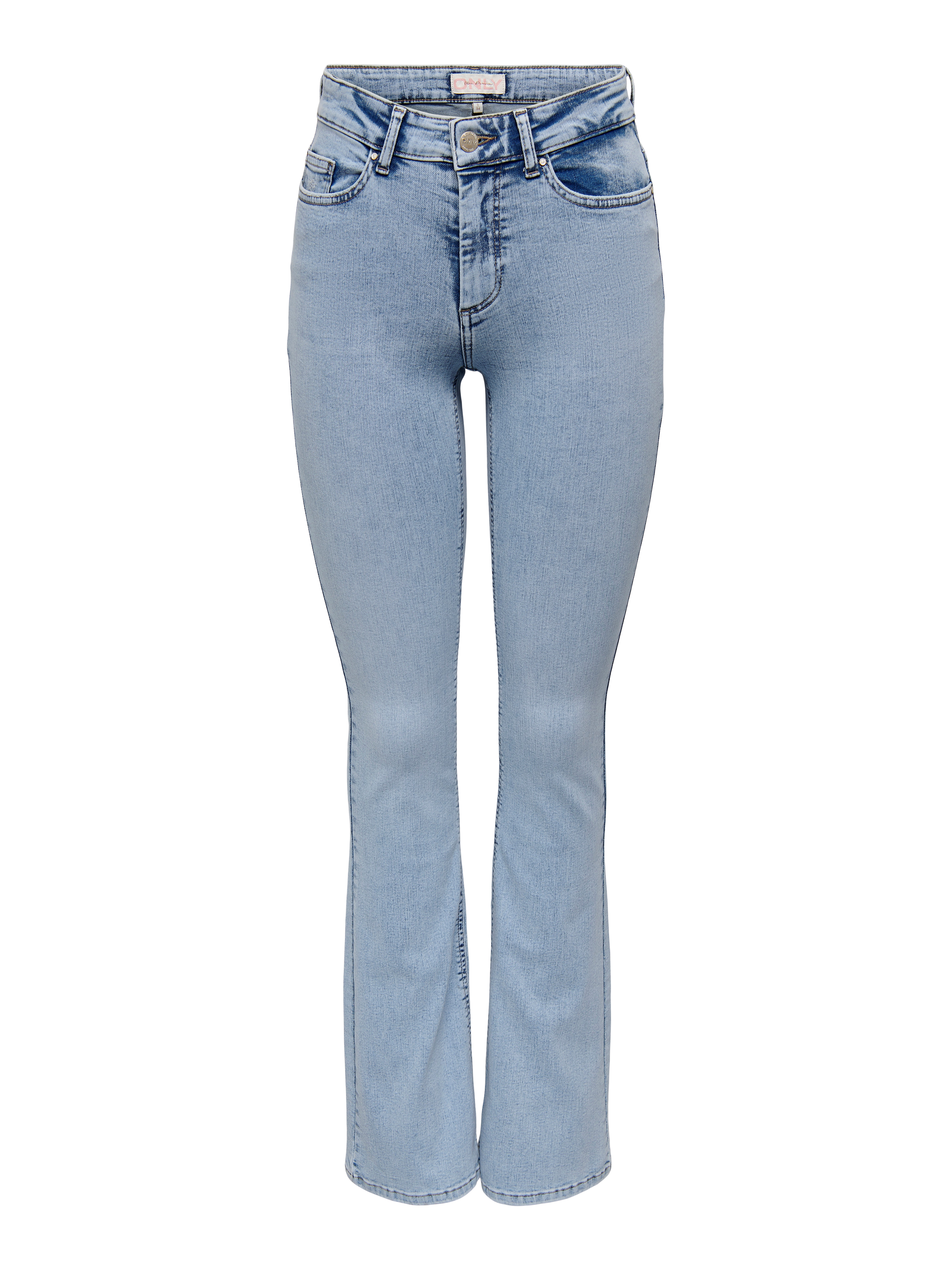 ONLBLUSH Mittlere Taille Ausgestellt Jeans | Hellblau | ONLY®