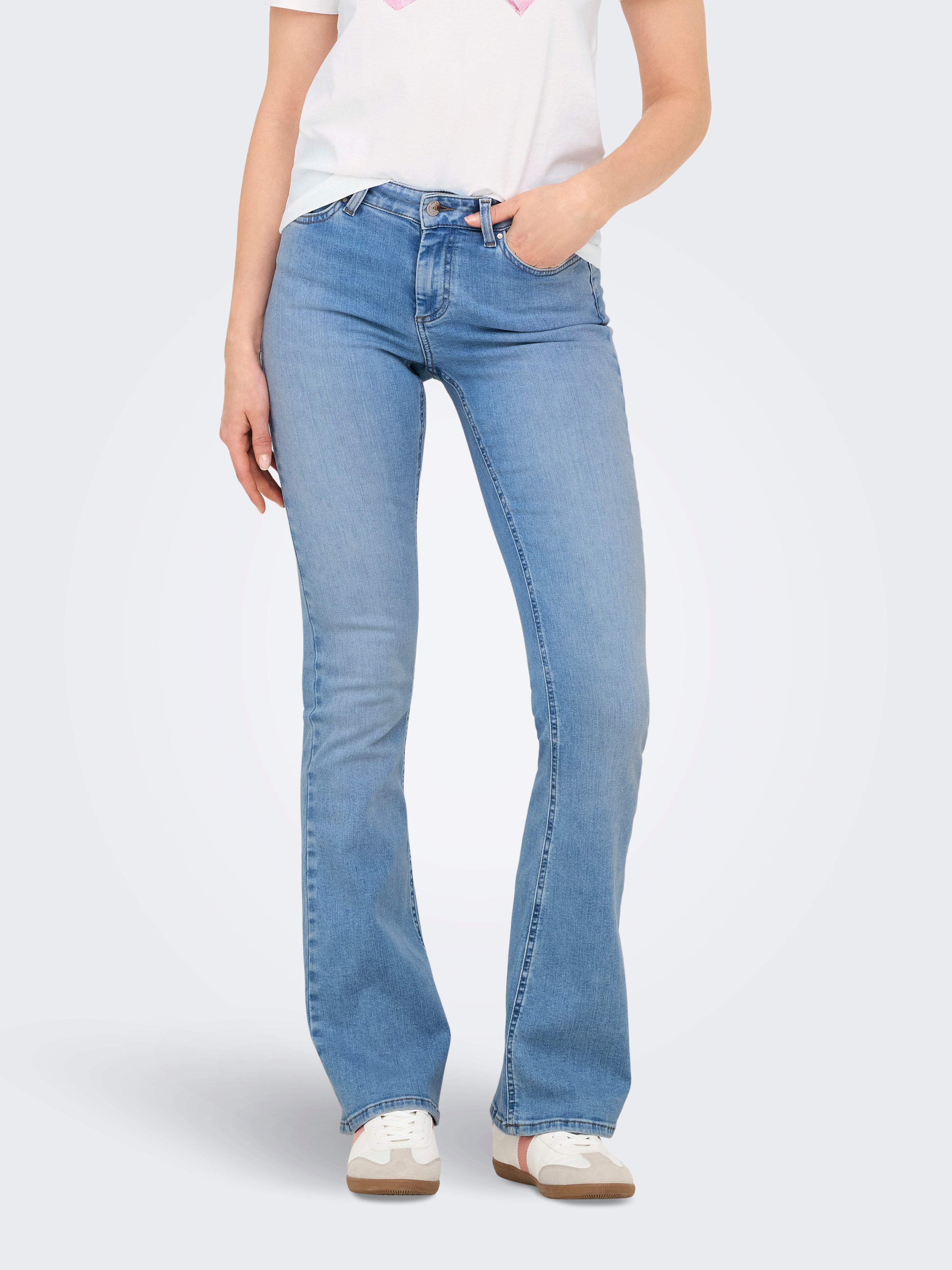 Thumbnail - Onlblush Mittlere Taille Flared Jeans