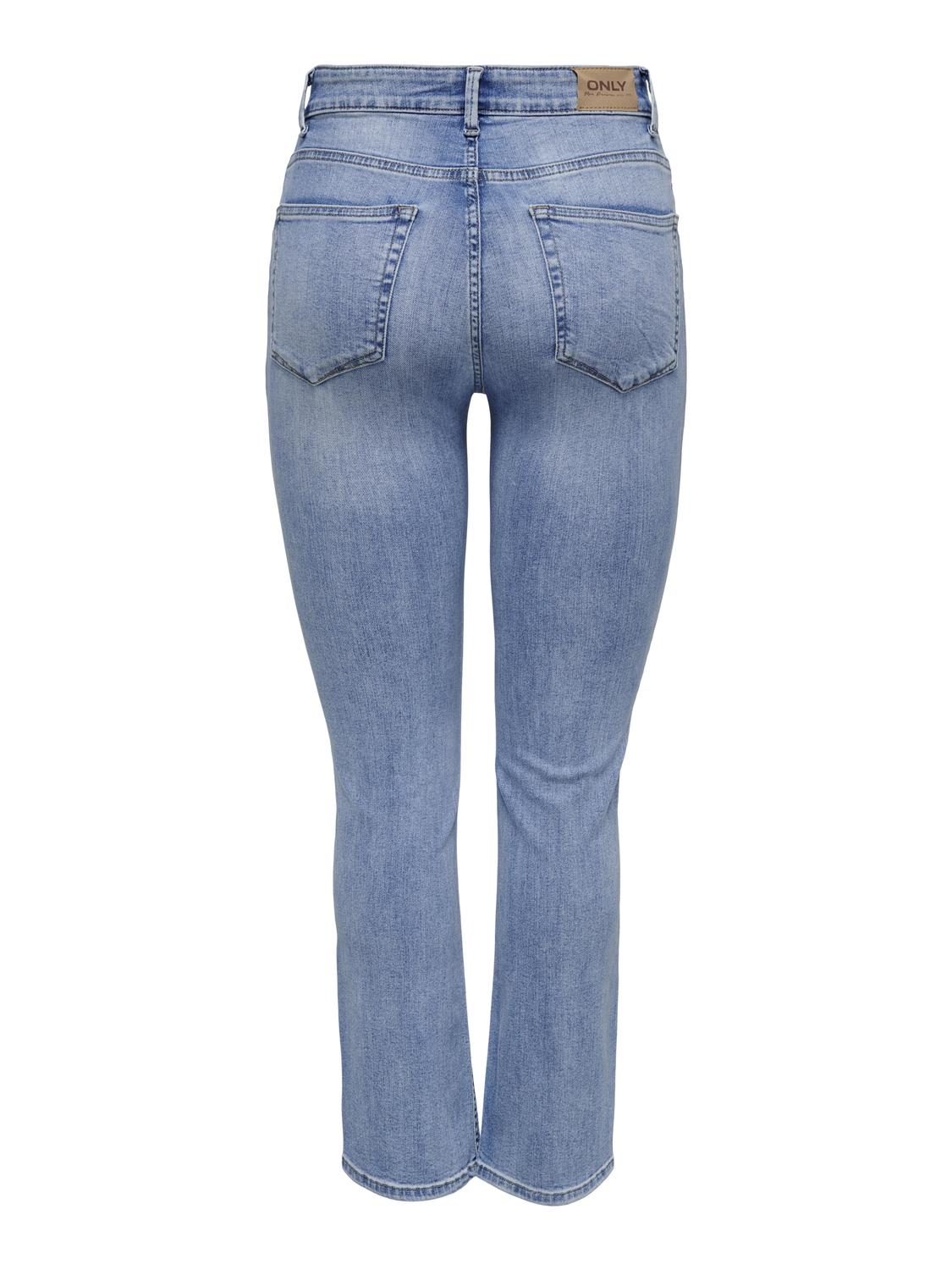 ONLY ONLKenya Mid Waist Kick Flared Jeans -Light Blue Denim - 15281260