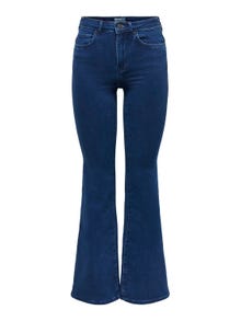 ONLY ONLHella hw retro Bootcut jeans -Medium Blue Denim - 15281330
