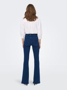 ONLY ONLHella cintura alta, retro Jeans de campana -Medium Blue Denim - 15281330