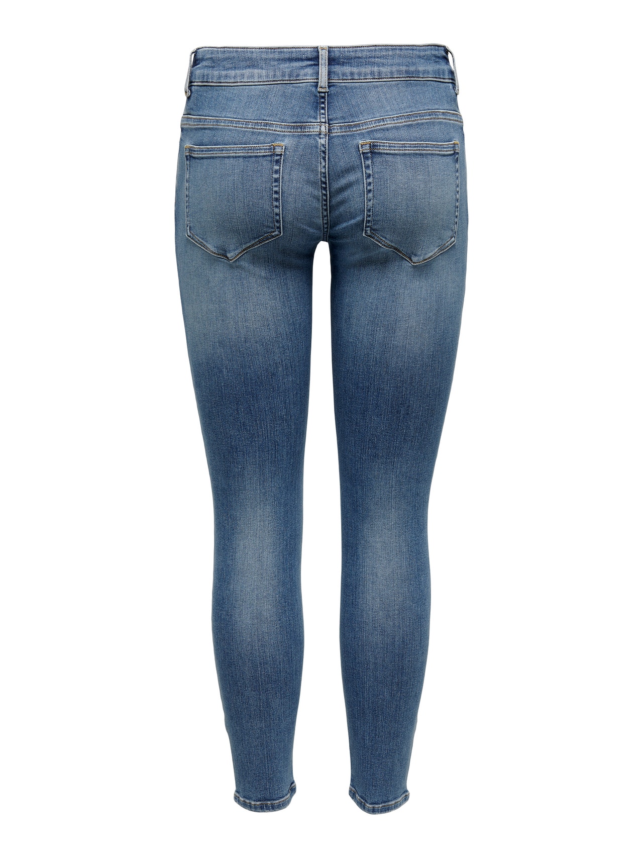 ONLY ONLCoral zip ank Skinny fit jeans -Medium Blue Denim - 15281350