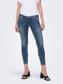ONLY ONLCoral zip ank Skinny fit jeans -Medium Blue Denim - 15281350