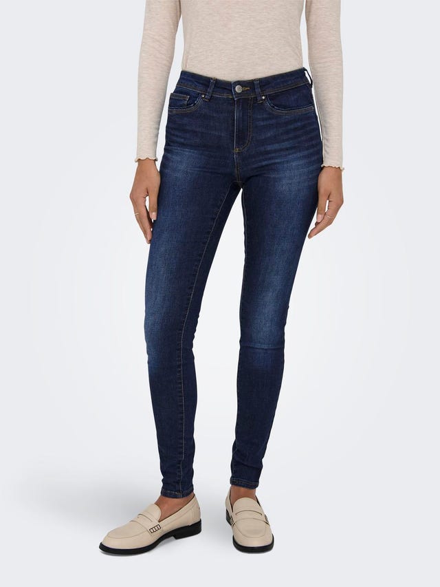 ONLY Skinny Fit Middels høy midje Tall Jeans - 15281366