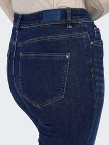 ONLY Jeans Skinny Fit Taille moyenne Tall -Dark Blue Denim - 15281366