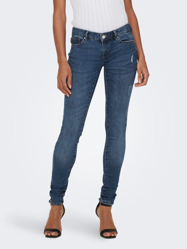 ONLY Jeans Skinny Fit Taille extra basse - 15281389