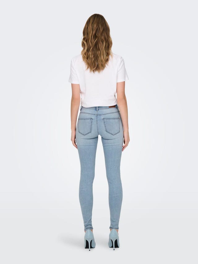 ONLY Skinny Fit Mid Rise Jeans - 15281411