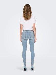 ONLY ONLWauw Mid Waist Skinny Jeans -Light Blue Denim - 15281411