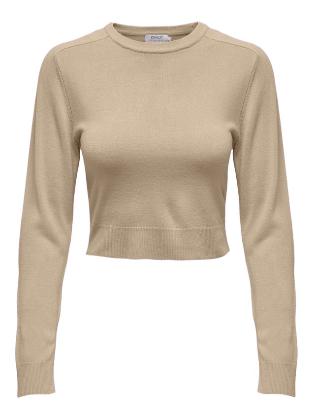 ONLY Cropped knitted pullover - 15281413