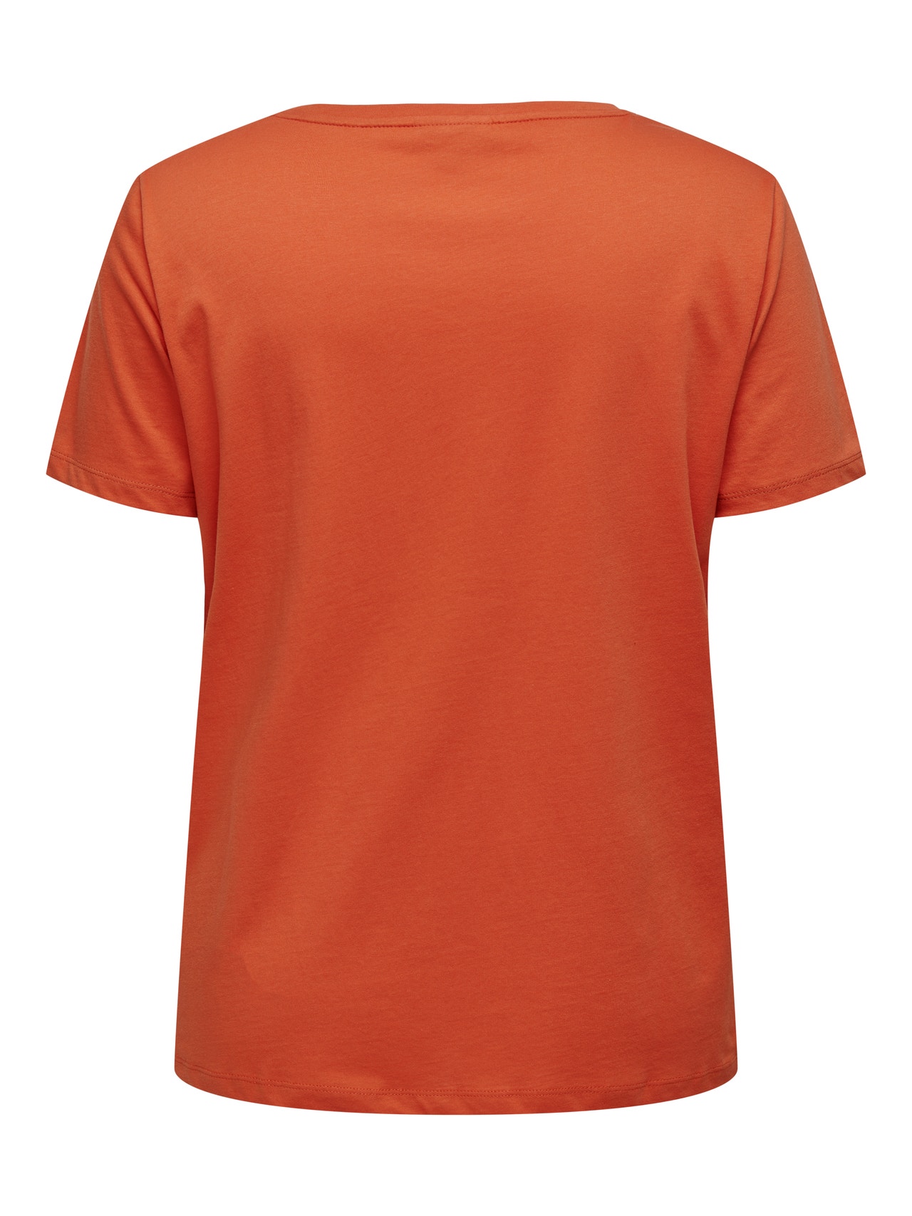 ONLY Regular fit O-hals T-shirts -Burnt Ochre - 15281437