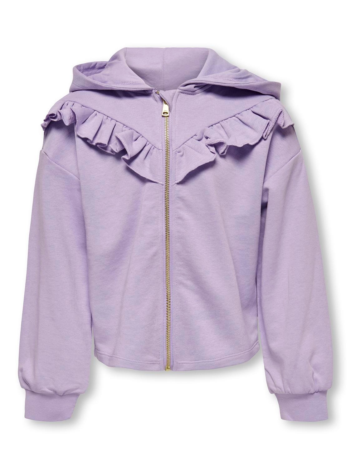ONLY Normal geschnitten Kapuze Sweatshirt -Purple Rose - 15281467