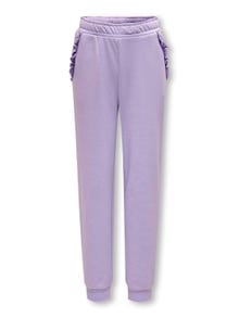 ONLY Regular Fit Elasticated hems Trousers -Purple Rose - 15281471