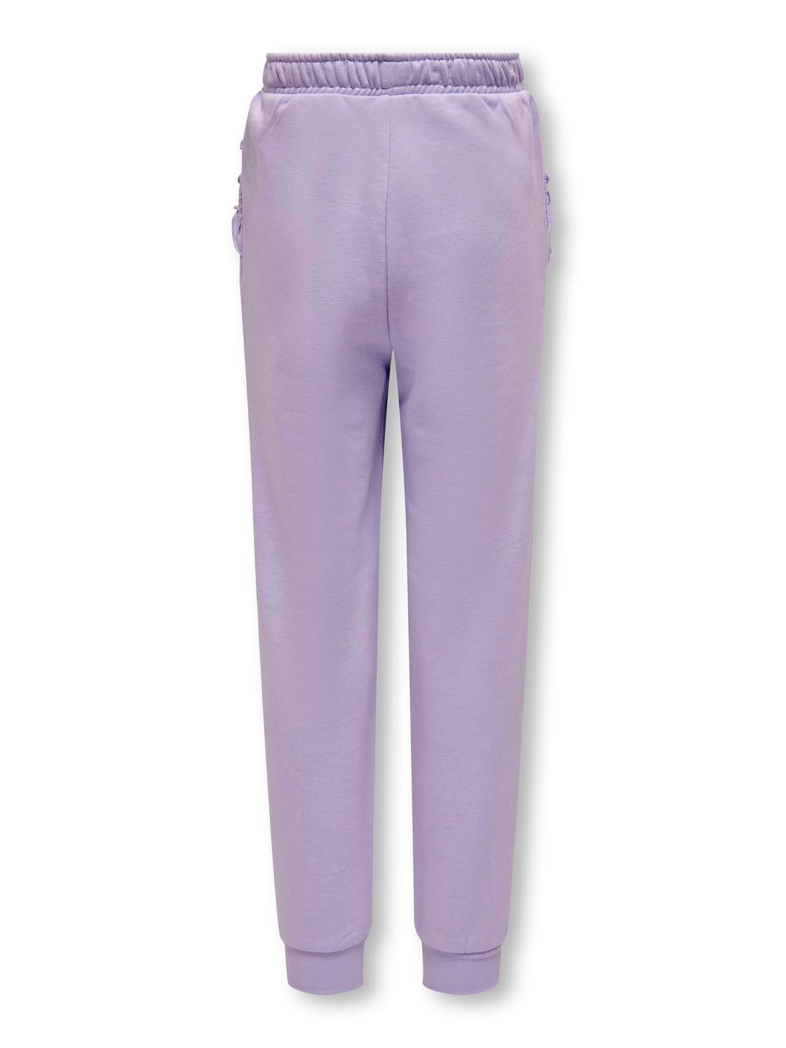 KOGFEEL Regular Fit Sweatpants Light Purple ONLY