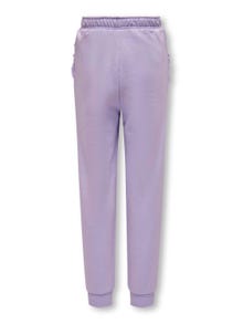 ONLY Sweatpants med flæser -Purple Rose - 15281471