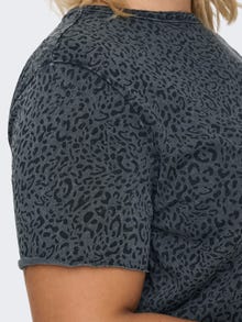 ONLY Curvy patterned T-shirt -Phantom - 15281479
