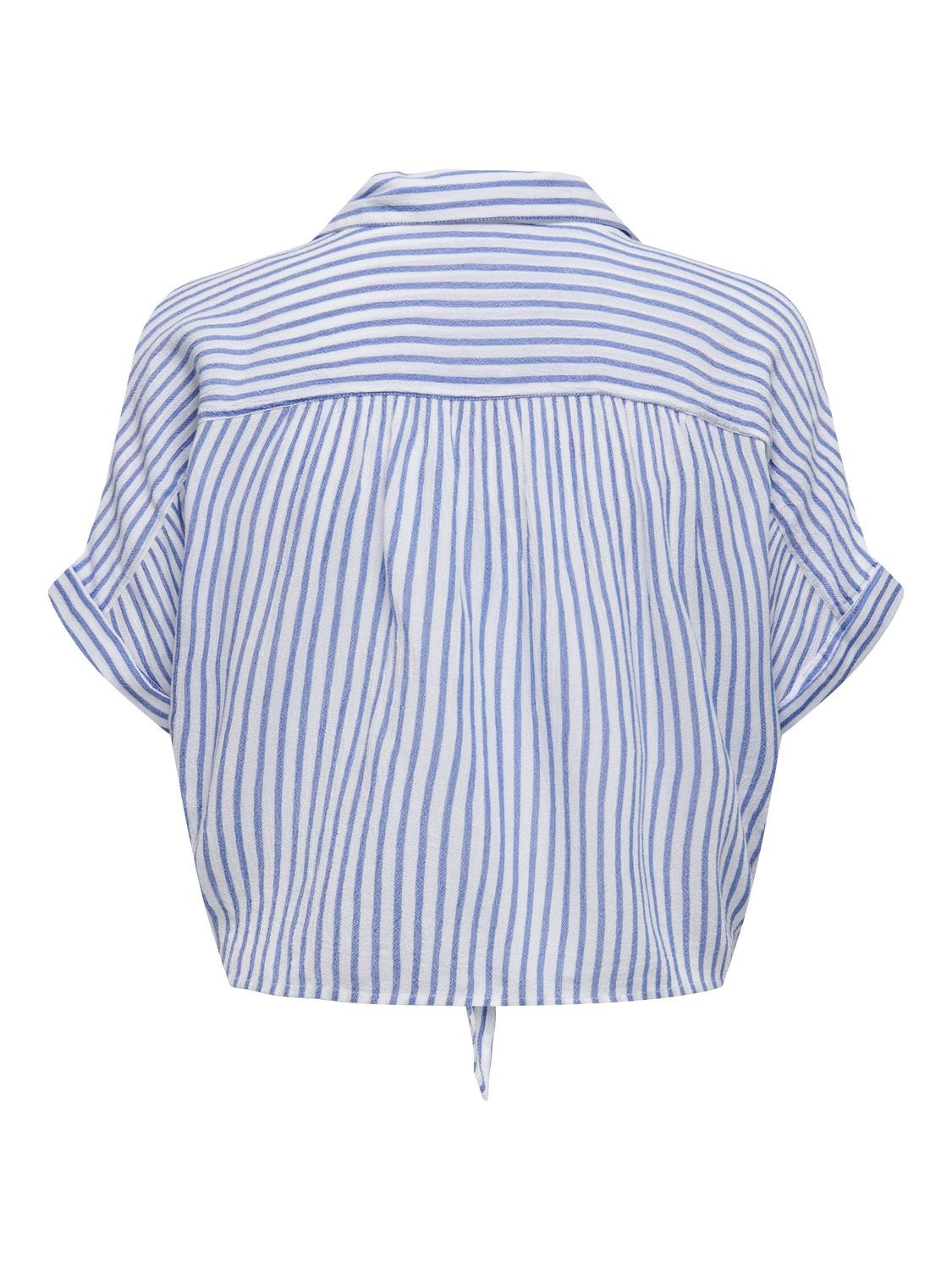 ONLY Camisas Corte regular Cuello de camisa -Cloud Dancer - 15281497