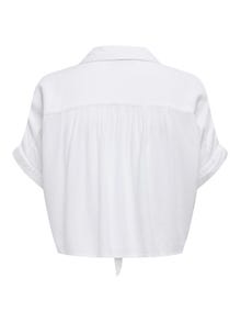 ONLY Normal passform Skjortkrage Skjorta -White - 15281497
