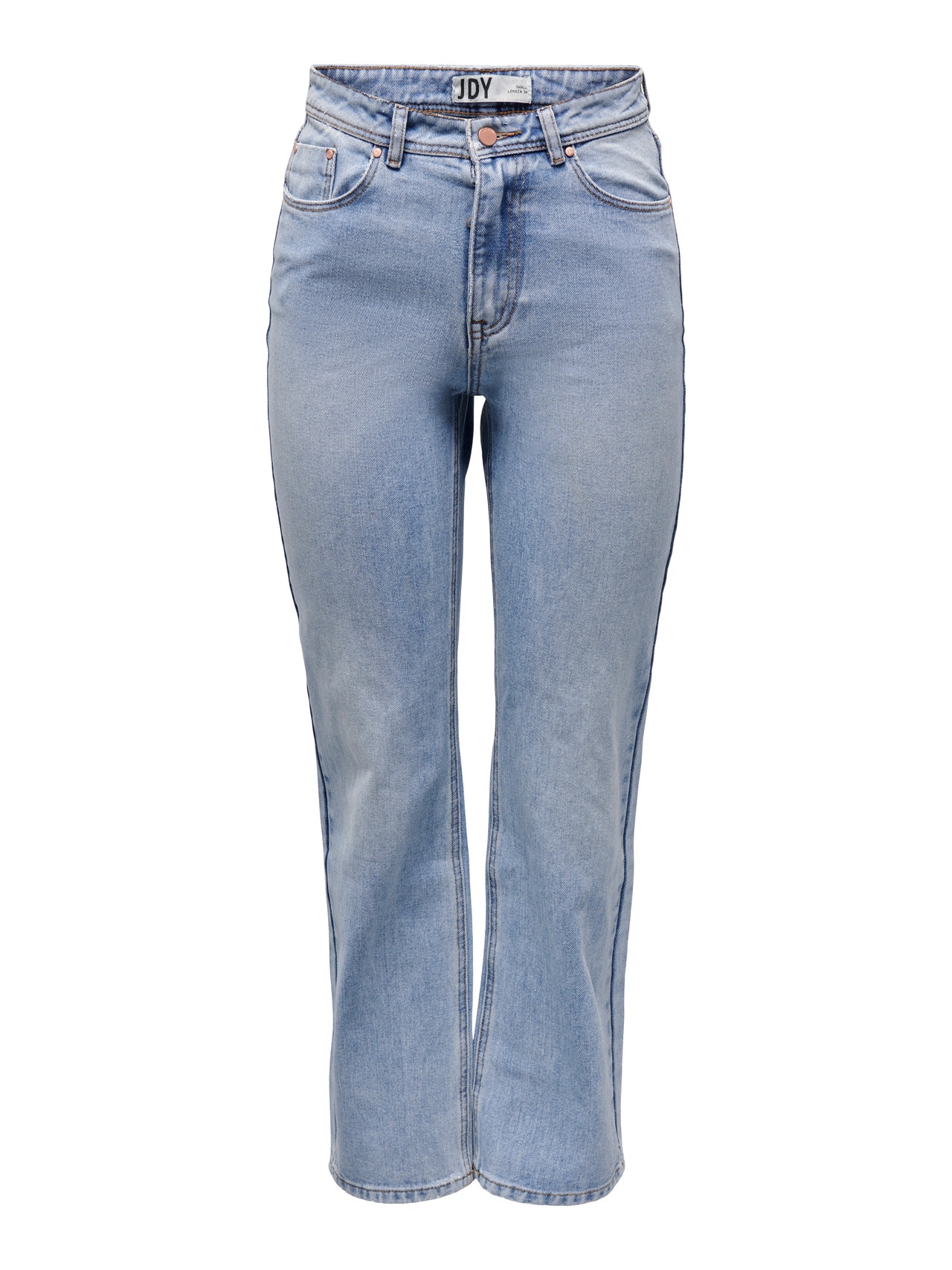 ONLY JDYDICHTE High Waist WIDE Jeans -Light Blue Denim - 15281557