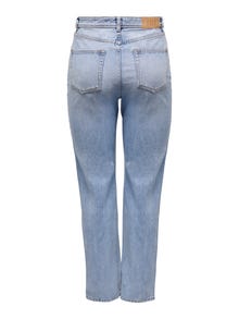ONLY JDYDICHTE High Waist WIDE Jeans -Light Blue Denim - 15281557