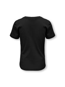 ONLY Regular Fit O-hals T-skjorte -Black - 15281565