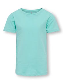 ONLY O-hals t-shirt -Aruba Blue - 15281565