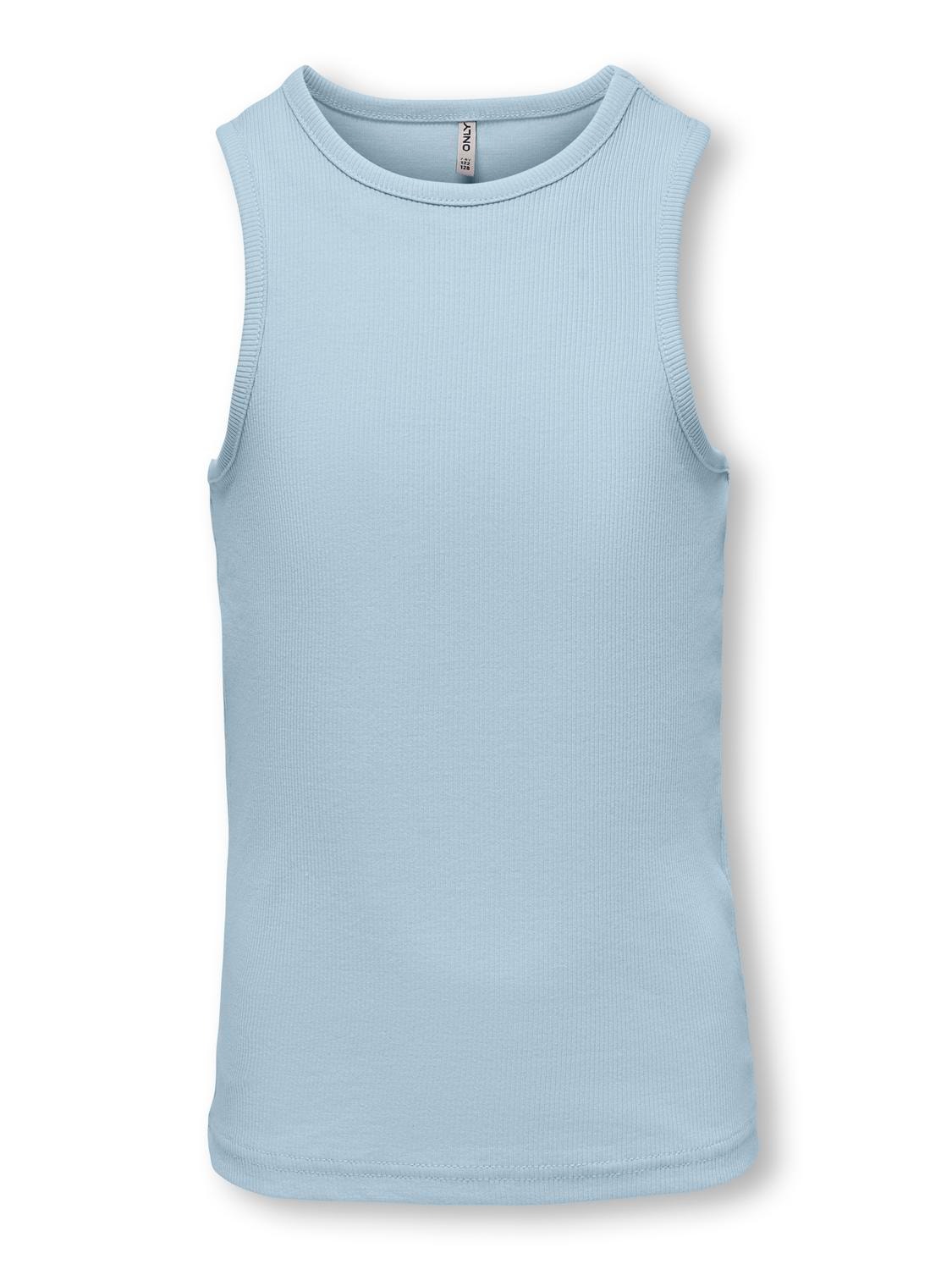 ONLY Regular Fit Round Neck Tank-Top -Cashmere Blue - 15281581