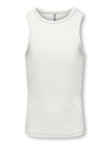 ONLY Camisetas de tirantes Corte regular Cuello redondo -Bright White - 15281581