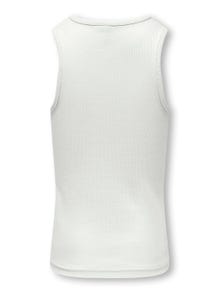 ONLY Regular Fit O-hals Tanktopp -Bright White - 15281581