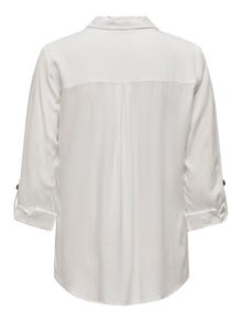 ONLY Standard fit Overhemd kraag Mouwuiteinden met omslag Overhemd -Snow White - 15281677