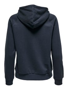 ONLY Sweat-shirts Loose Fit Sweat à capuche -Blue Nights - 15281711