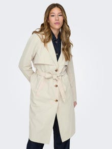 ONLY Lang trenchcoat -Oatmeal - 15281774