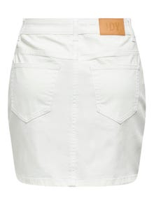 ONLY Hohe Taille Kurzer Rock -White - 15281782