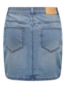 ONLY High waist Short skirt -Light Blue Denim - 15281783