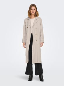 ONLY Omkeerbaar Trenchcoat -Chateau Gray - 15281785