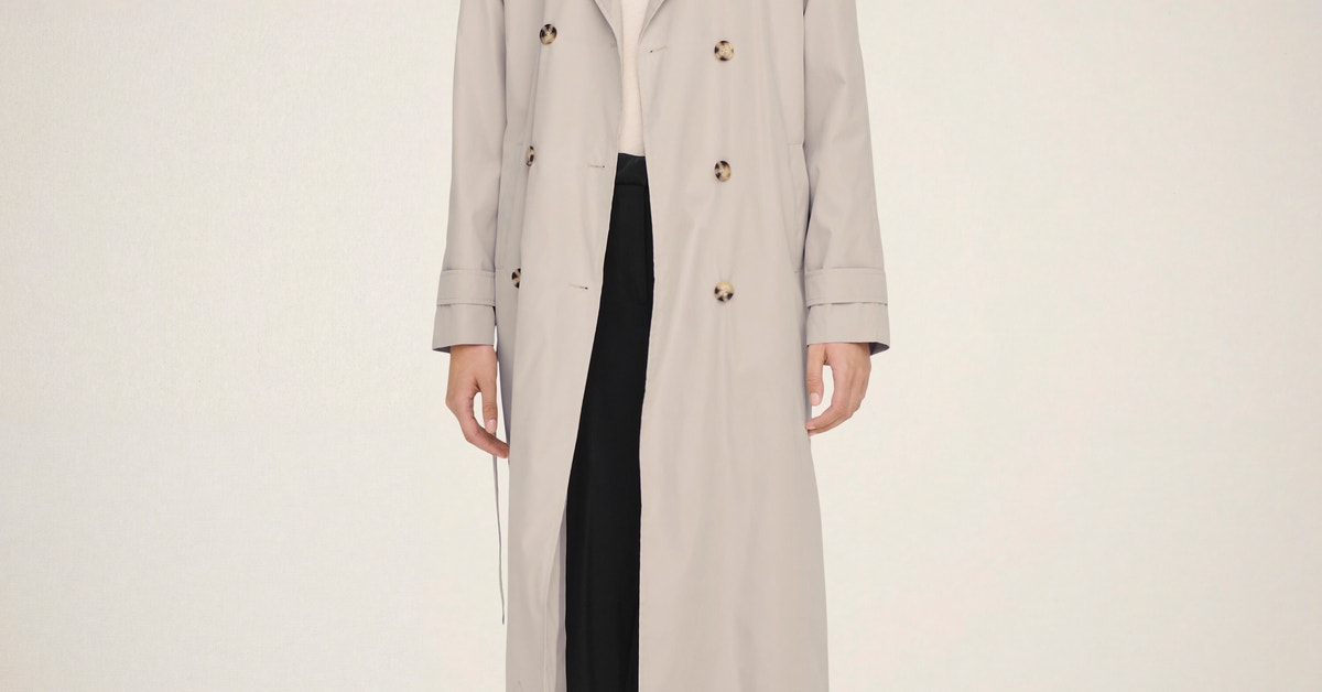 Trench-coats Col à revers | Gris clair | ONLY®