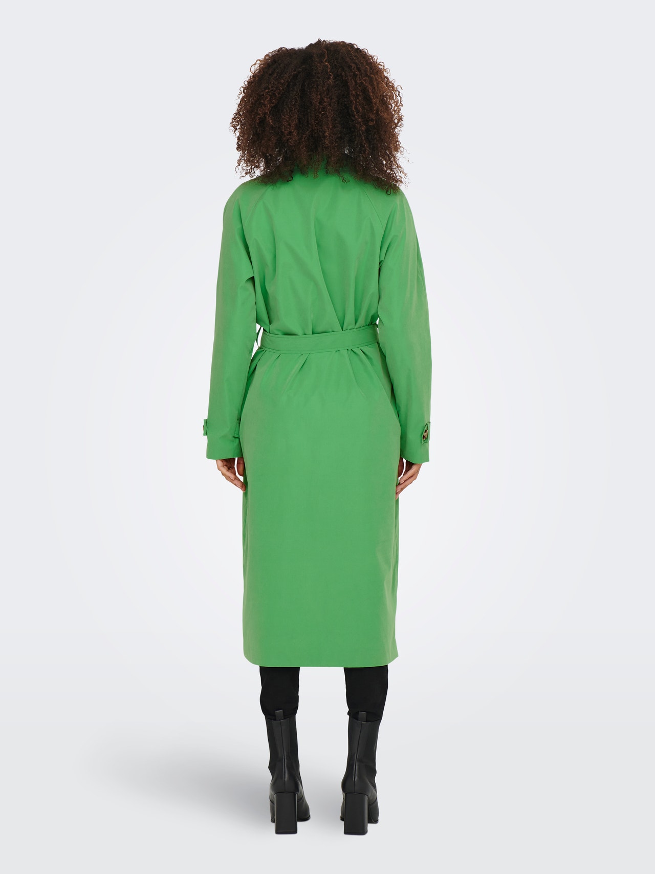 ONLY Reverse Trenchcoat -Kelly Green - 15281785