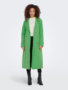 ONLY Oversized trenchcoat -Kelly Green - 15281785