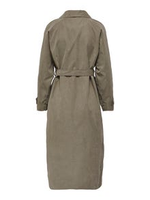 ONLY Trench-coats Col à revers -Walnut - 15281785