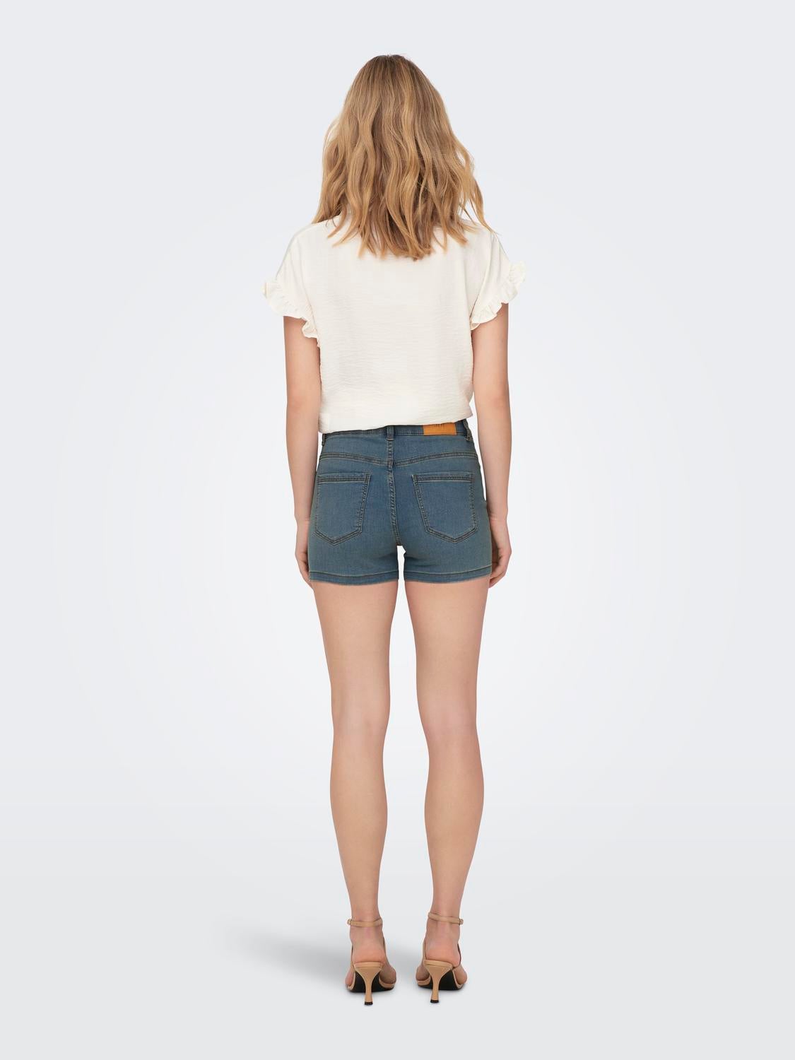 High waisted outlet skinny shorts